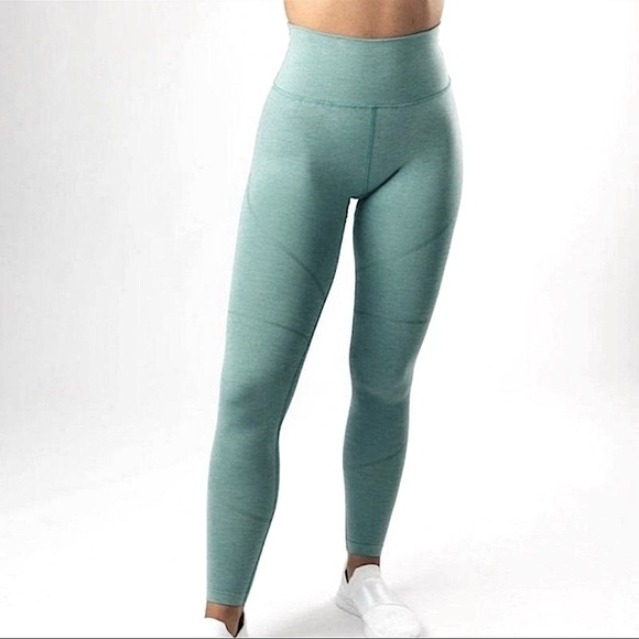 Alphalete Revival Dusty Green High waist Leggings Tights womens size XS - Picture 2 of 11